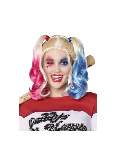 Suicide Squad Harley Quinn Kostüm Peruk