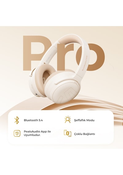 Soundpeats SPACE PRO Hi-res Bluetooth 5.4 Kablosuz Kulak Üstü Kulaklık