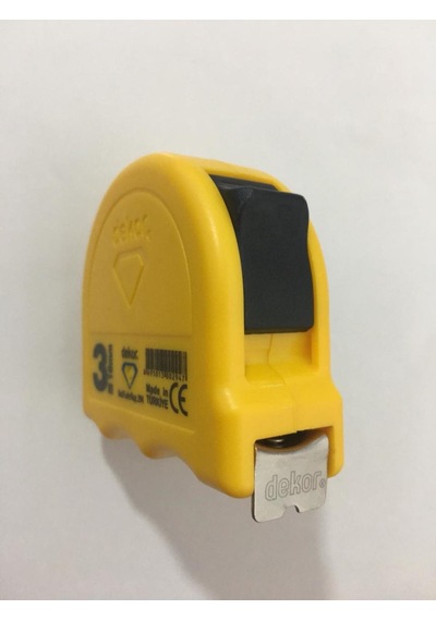 Dekor Şerit Metre Sarı 3m 16 MM 294
