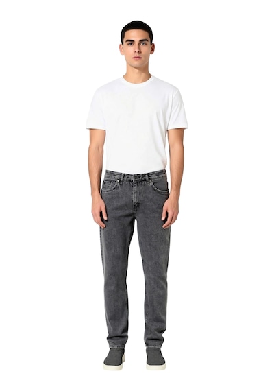 Ersefa Erkek Relaxed Fit Açık Denim Pantolon Fonksiyonel Dayanıklı Kalit Gri