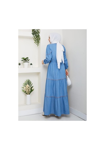 Hb Harma Time Butik Kadın Dantel Detaylı Düğmeli Ve Bağcıklı Açık Kot Mavi Elbise Açık Mavi Açık Mavi Hb Harma Time Butik Kadın Dantel Detaylı Düğmeli Ve Bağcıklı Açık Kot Mavi Elbise Açık Mavi Açık Mavi