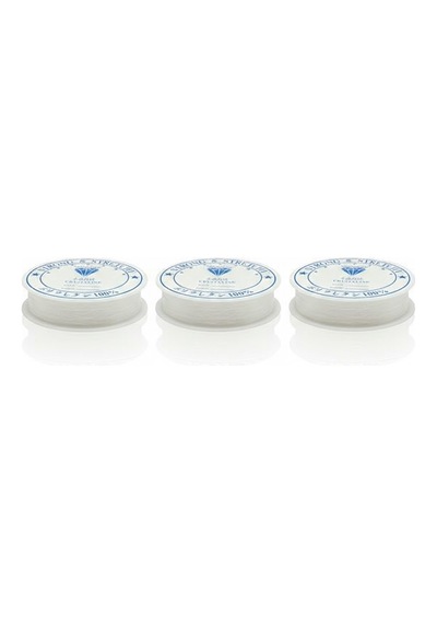 3 Adet Misina İpi Beyaz 0,6 Mm
