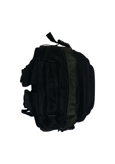 Cakard Su Geçirmez Kalın Ortopedik Çok Bölmeli Laptop Okul Gezi Seyahat Kamp Sırt Çantası Büyük 30x47cm Haki