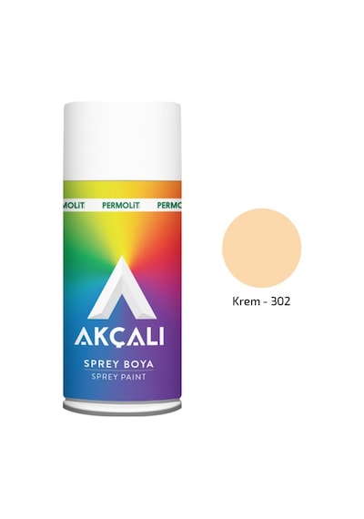 Akçalı Sprey Boya 302 Krem 400Ml