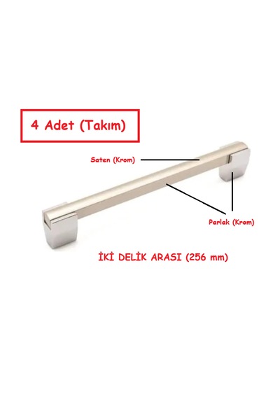 Marca Kulp 221 Model 256 Mm Krom Inox 4 Adet Krom-saten