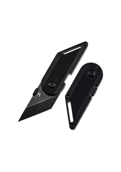 Kansept Dash Siyah G10 Sap Siyah Taşlanmış 154cm Çelik Mini Kamp Çakı T3045a1