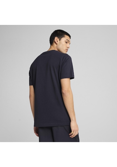 Puma Ess No. 1 Logo Tee Erkek Yetişkin T-shirt Lacivert