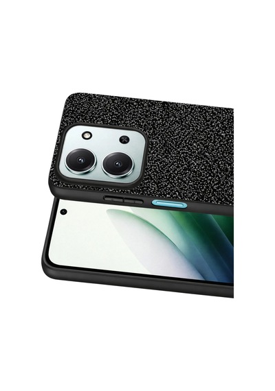 Onegif - 766 - Xiaomi Redmi 15c 4g Bright Simli Kapak - Edntrend - - Siyah Sıyah