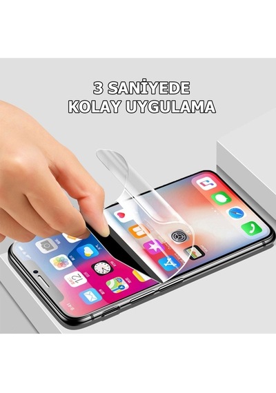 Huawei P40 Pro Uyumlu Kırılmaz Cam Özel Kesim Hydrogel Film