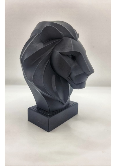 13cm Aslan Figürü Mini Büst Hediyelik 15 Cm Modern Dekor