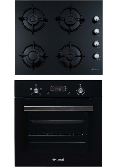 Itimat AF500 + 1531 2'li Pro Siyah Ankastre Set