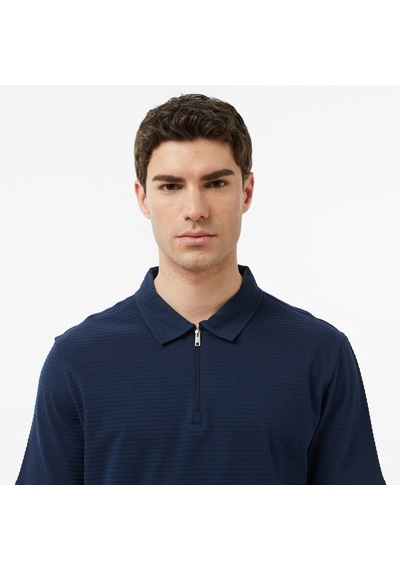 Nautica Erkek Lacivert Regular Fit Çizgili Polo Yaka T-shirt Çizgili K65232t Lacivert
