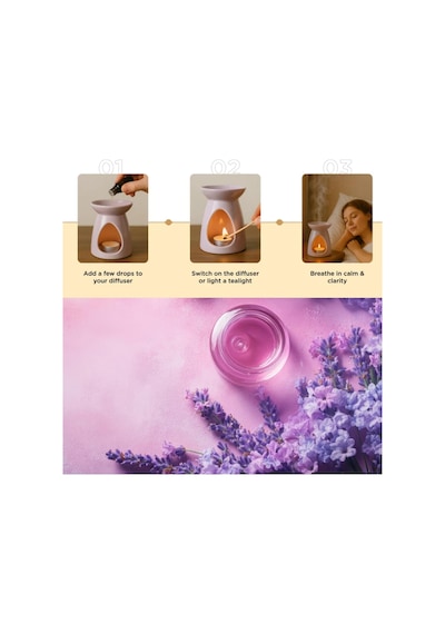 Mystica Lavanta Esansiyel Yağı Diffuser Oil Buhurdan Yağı 20ml Aromatik Esansiyel