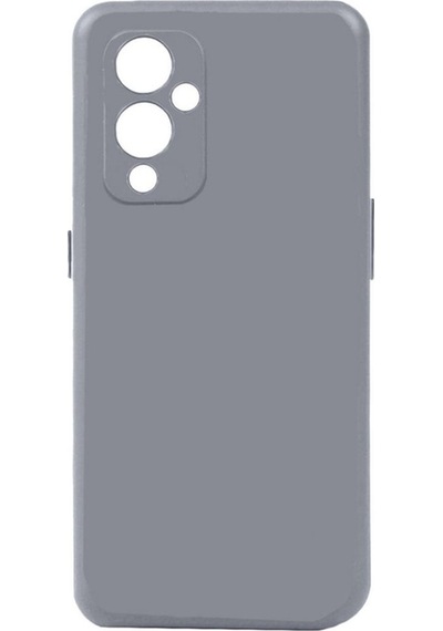 One Plus 9 Kılıf Zore Biye Silikon Gri