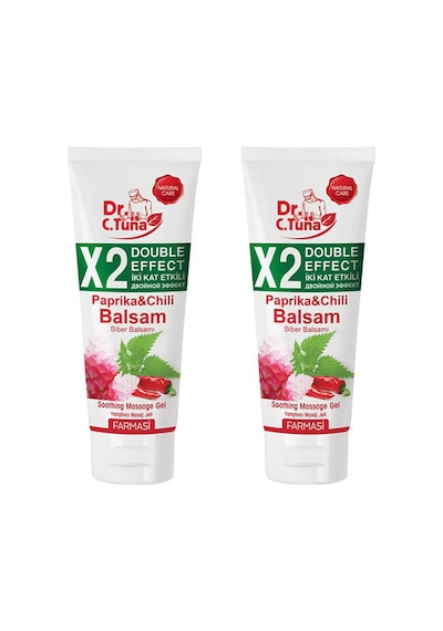 Farmasi Dr. C. Tuna İki Kat Etkili Biberli Masaj Jeli 2 x 250 ML