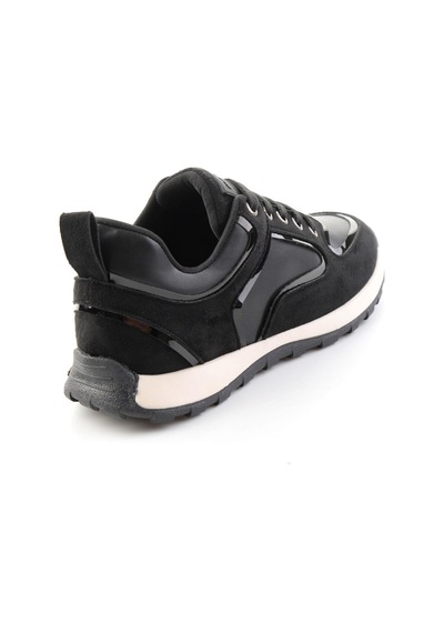 Bambi Siyah Süet Kadın Sneaker K01313004372