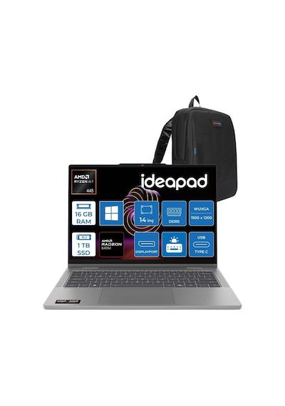 Lenovo IdeaPad 5 2-in-1 14AGP11 83UH0049TRP03 Ryzen AI 7 445 16 GB 1 TB SSD 14" W11P Dizüstü Bilgisayar