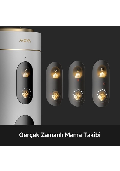 Tr Nutripal 10 Ultra Akıllı Evcil Hayvan Mama Makinesi, 4l Kapasite, Ai Besleme Programı, 1080p Hd Kamera, Çift Yön