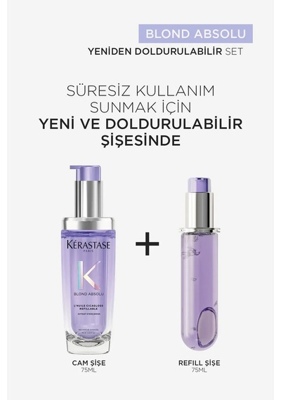 Blond Absolu L'huile Cicagloss Sarı Saçlar Için Saç Bakım Yağı 75