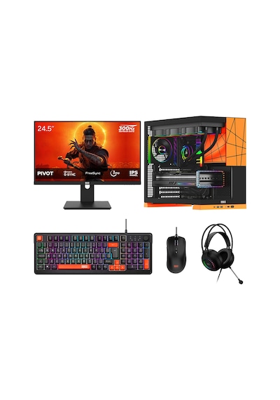 Dragos DRX8409 R5-5600 16 GB 512 GB NVMe 16 GB RTX5060Ti 24.5" Free Dos Masaüstü Oyuncu Bilgisayarı