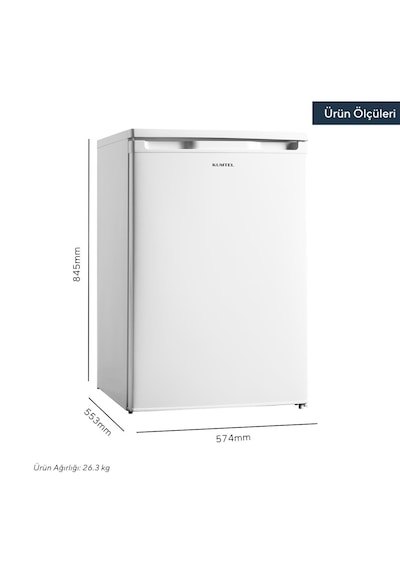 Kumtel HFR-100 88 LT 3 Çekmeceli Dikey Derin Dondurucu