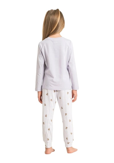 Rolypoly Rp3911c Kız Çocuk Uzun Kol Pijama Takım Lila