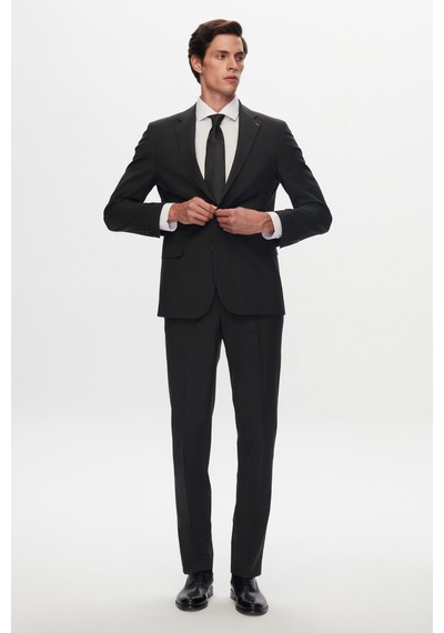 D's Damat Ds Damat Slim Fit Antrasit Yünlü Travel Takim Elbise 4he05ob35577m Antrasit