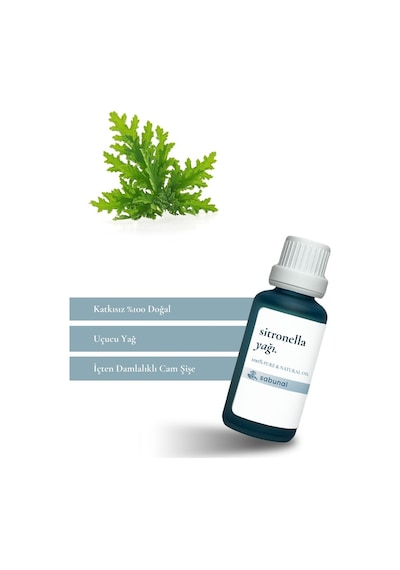 Sabunal Sitronella Yağı 30 ML - Sinek Kovucu ve Doğal Ferahlatıcı Yağ