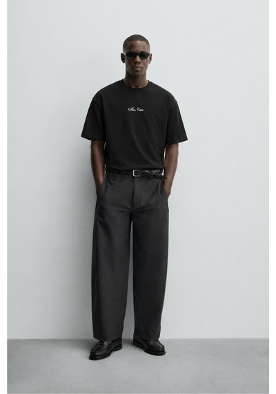 Modivibe Erkek Baskılı Oversize T-shirt Kalın Dokulu %100 Pamuk Geniş Kesim Siyahdesing Modivibe Erkek Baskılı Oversize T-shirt Kalın Dokulu %100 Pamuk Geniş Kesim Siyahdesing