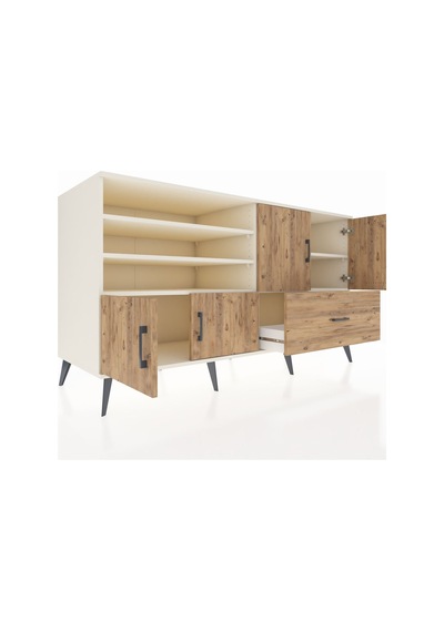Kronos Konsol 5 Raflı Tek Çekmeceli 4 Kapaklı 176x59x99 Aytaşı-ça Aytaşı-çam Kronos Konsol 5 Raflı Tek Çekmeceli 4 Kapaklı 176x59x99 Aytaşı-ça Aytaşı-çam