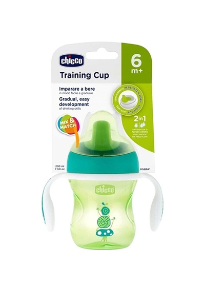 Chicco Yarı Yumuşak Uçlu Bardak 6+ Erkek Yeşil 69212