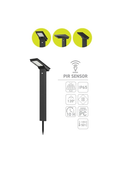 Ack Ag60-40831 Ip65 6500k Beyaz Solar Led Kazıklı Bahçe Armatürü