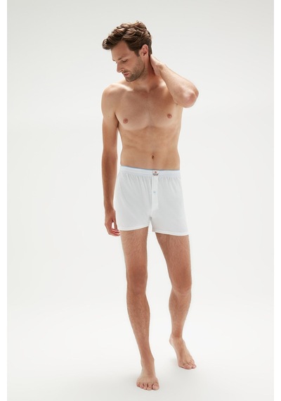 Erdem Beyaz Penye Boxer 1400 Beyaz