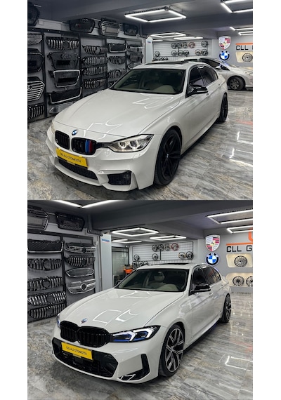 Bmw F30/f35 2013-2019 Uyumlu Lcı 2023 G20/g28 Yükseltme Dönüşüm Body Kit Seti-hazır Stok