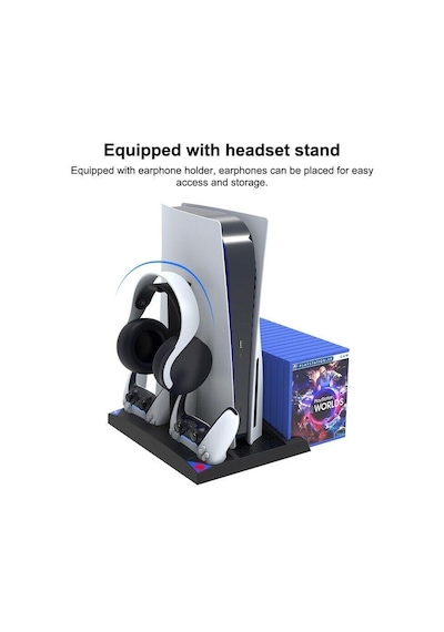 Ipega Ps5 Fanlı Stand Playstation 5 Soğutuculu 6In1