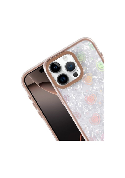 Apple iPhone Uyumlu  16 Pro Max Uyumlu Lumi Desenli Kapak - Çöl Titanyum