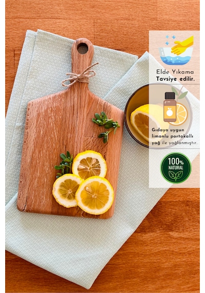 2 Li Doğal Ahşap Kayın Ağacı Kesme Ve Sunum Tahtası Seti