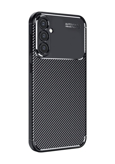 Galaxy Uyumlu A26 Kılıf Auto Focus Karbon Kapak -  Siyah