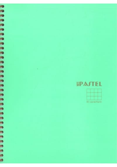 Defter 16x22 80 Yp.Kareli Pp Kapak Spr.Pastel Note