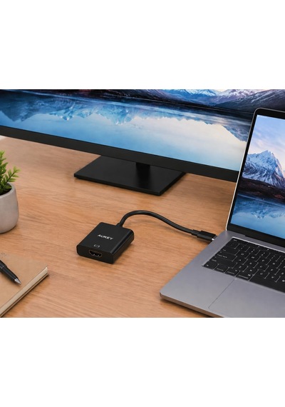 Mini Displayport To Displayport Adaptör Cb-v8, Mini Displayport Çıkışlı Cihazlar İçin Displayport Girişli Monitör Bağlantı Adaptörü Aukey Cb-v8