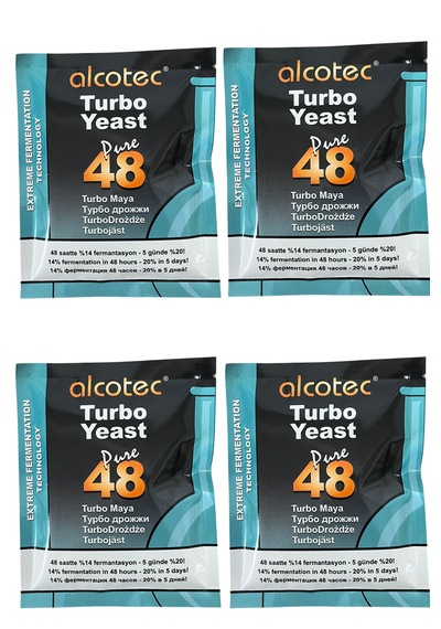 Alcotec 48 Turbo Yeast & Maya 135 Gr 4 Adet