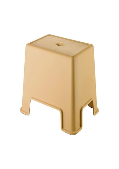 Geseus Banyo Taburesi Büyük Boy Çok Amaçlı Tabure Açık Kahve-481