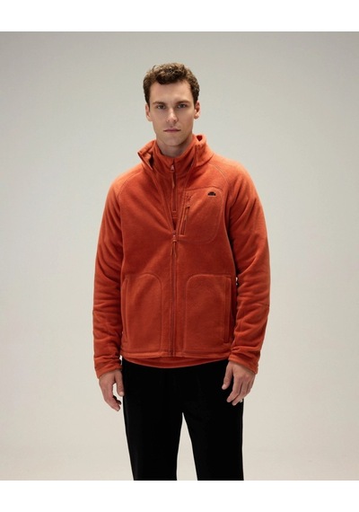Ellesse 6wm1024-br Erkek Fermuarlı Polar Ceket Kiremit