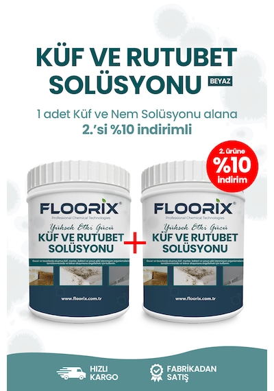 Floorix Küf Ve Rutubet Solüsyonu 1l+1l 2 L