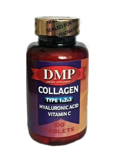 Dmp Collagen Tip 1,2,3 Hyaluronic Acid Vitamin C 100 Tablets