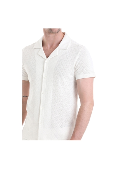 Hatemoğlu Beyaz Regular Fit Düz 100% Pamuklu Polo Yaka Tişört 35362024c017 001 Beyaz