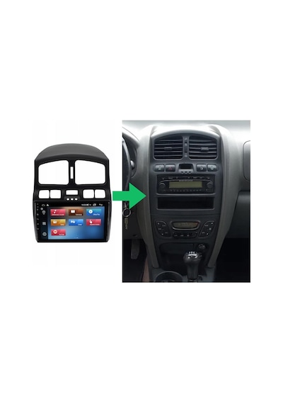 Hyundai Santa Fe 9"inch Android 14 Multimedya Sistemi 4-64 Navimex 2000-2005 Diğer