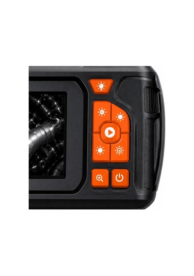 Ekranlı Tek Kameralı 20 Mt Sert Kablo Yılan Endoskop Kamera 8 Mm 4.3 Inc Çok Renkli