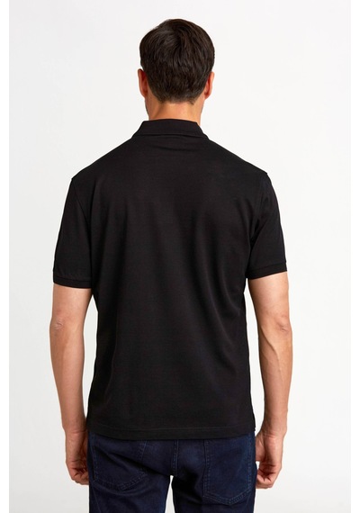 Bisse Erkek V Yaka T-shirt Sıyah Tsnos24y24102 D99 Siyah