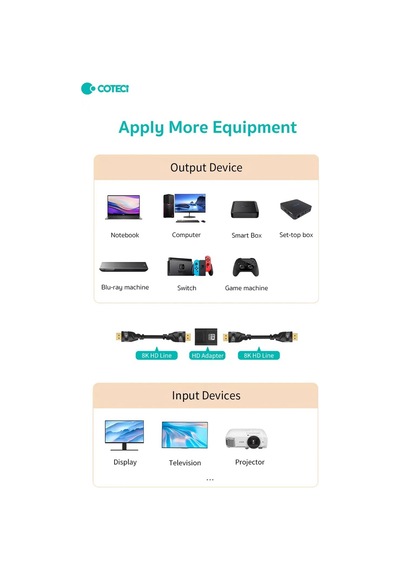 Hdmı 2.1 Uzatma Aparatı Dişi Dişi Ara Birleştirici Fıçı 8k 60hz - 4k 120hz Görüntü Ekleyici Adaptör